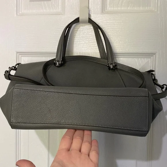 Authentic COACH Pebble Grey Prairie Satchel - Picture 7 of 14